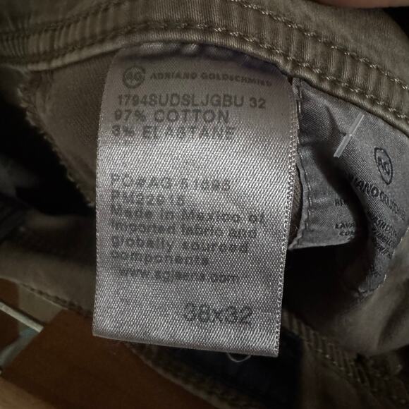 AG ADRIANO GOLDSCHMIED Everett Slim Straight Jeans Size 38X30 casual - Picture 8 of 8